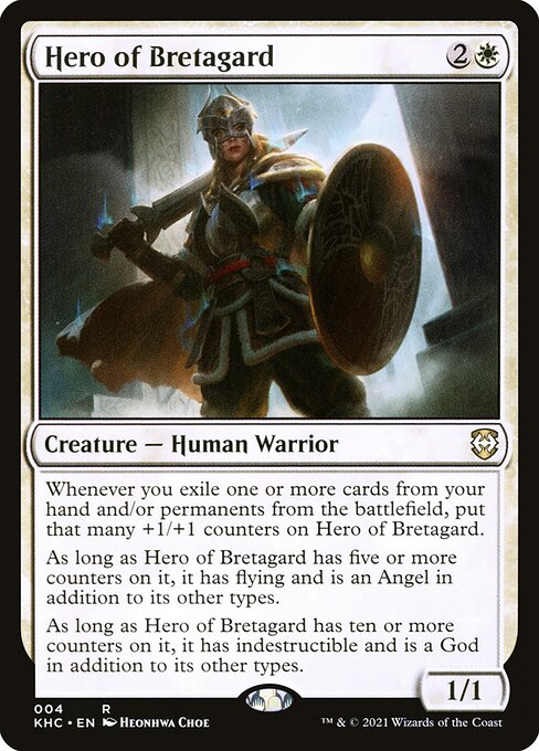 Magic the Gathering Card - Hero of Bretagard - MTG Circle