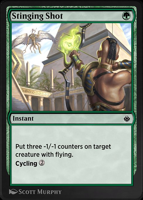 Magic the Gathering Card - Stinging Shot - MTG Circle