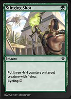Magic the Gathering Card - Stinging Shot - MTG Circle