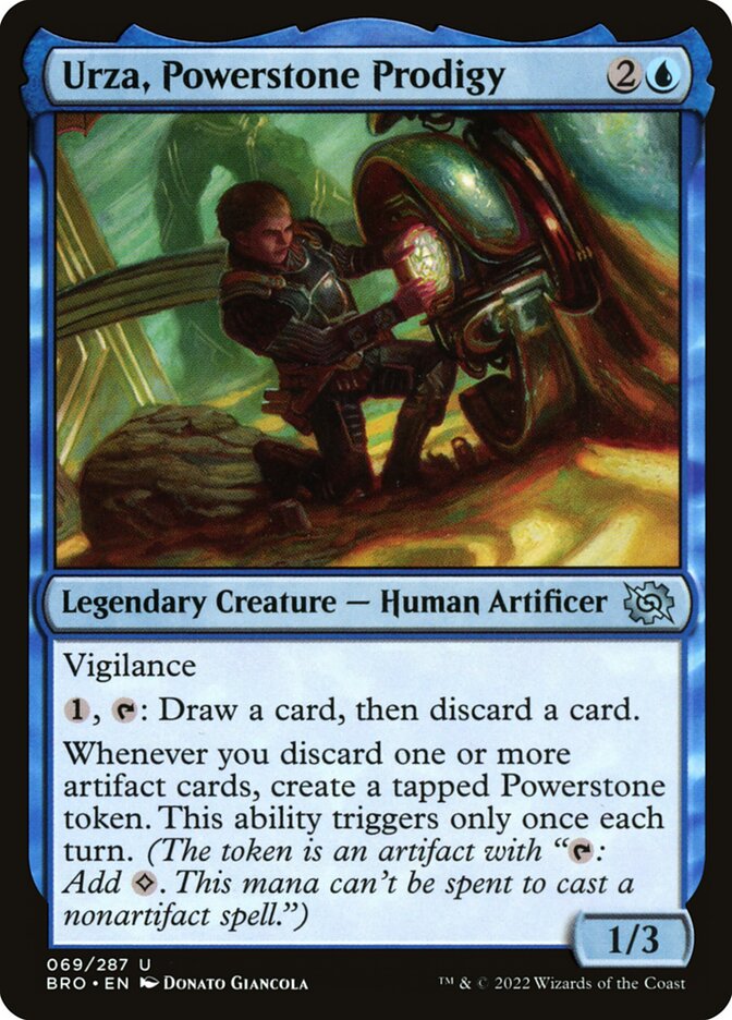 Magic the Gathering Card - Urza, Powerstone Prodigy - MTG Circle
