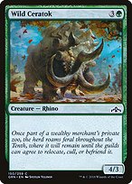 Magic the Gathering Card - Wild Ceratok - MTG Circle