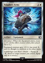 Magic the Gathering Card - Paladin's Arms - MTG Circle