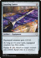 Magic the Gathering Card - Jousting Lance - MTG Circle