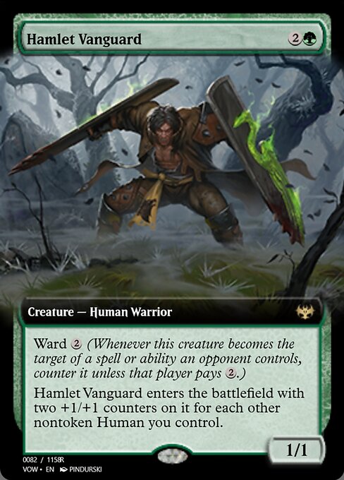Magic the Gathering Card - Hamlet Vanguard - MTG Circle
