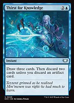 Magic the Gathering Card - Thirst for Knowledge - MTG Circle