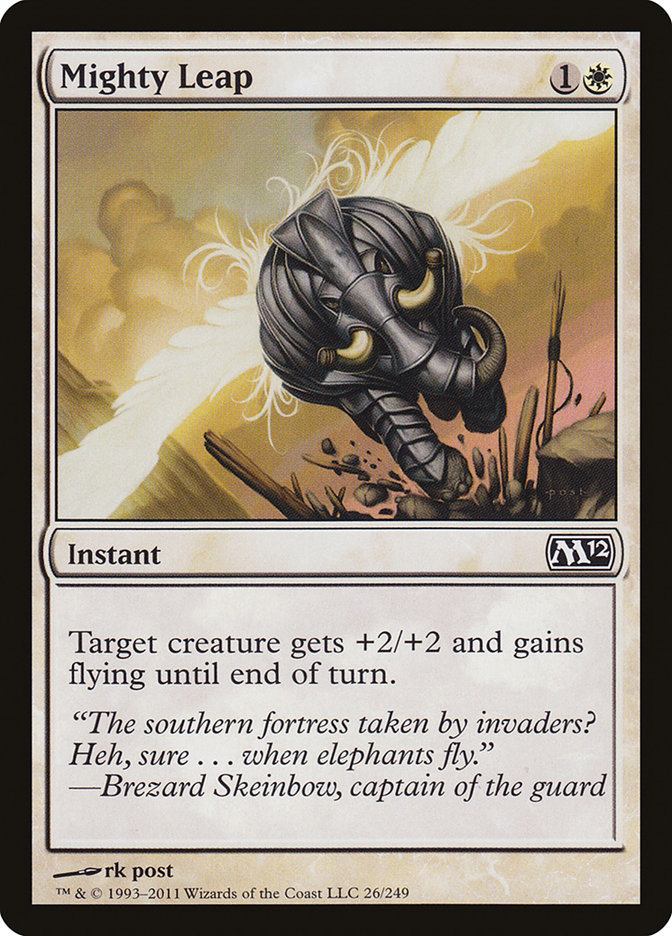 Magic the Gathering Card - Mighty Leap - MTG Circle
