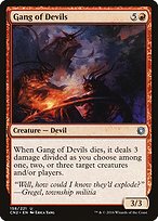Magic the Gathering Card - Gang of Devils - MTG Circle