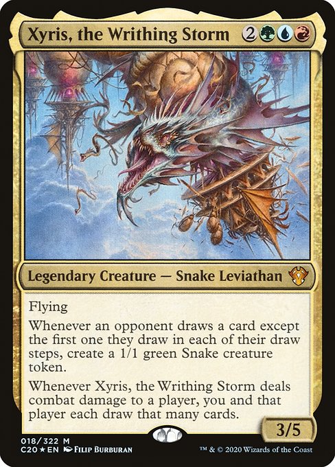 Magic the Gathering Card - Xyris, the Writhing Storm - MTG Circle