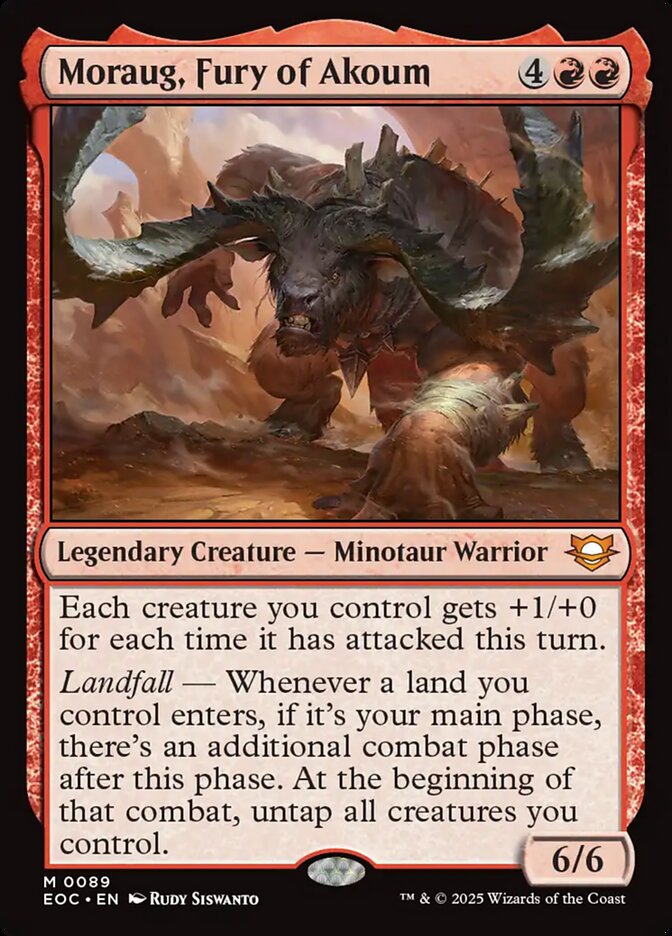 Magic the Gathering Card - Moraug, Fury of Akoum - MTG Circle