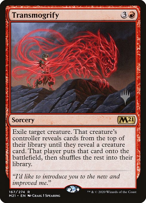 Magic the Gathering Card - Transmogrify - MTG Circle