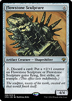 Magic the Gathering Card - Flowstone Sculpture - MTG Circle