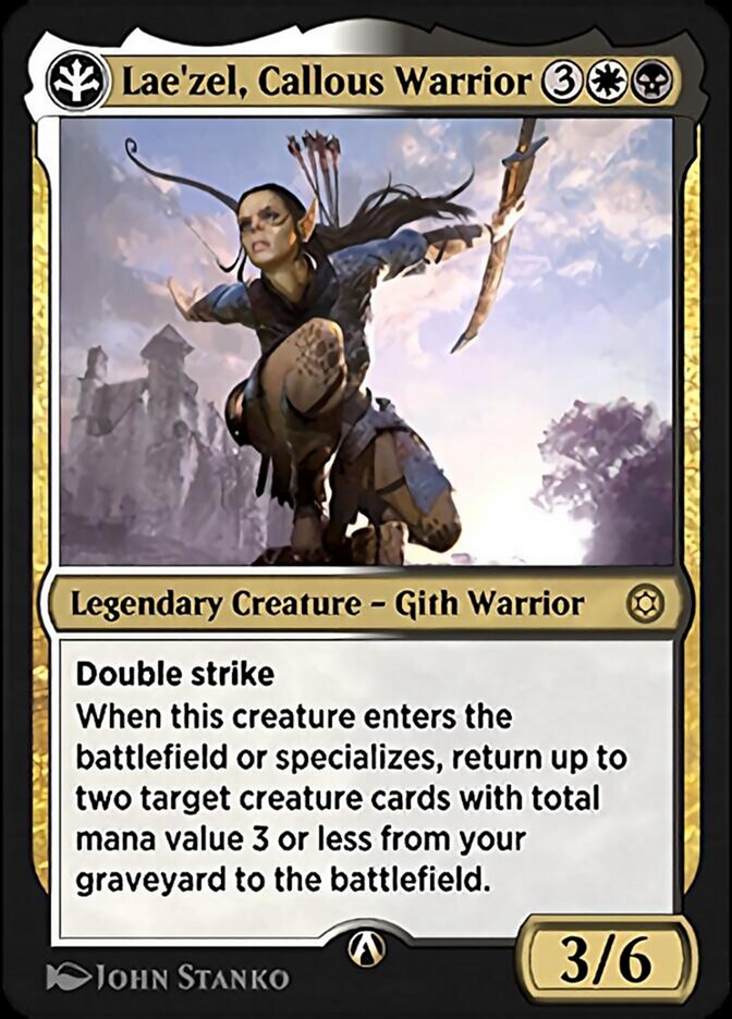 Magic the Gathering Card - Lae'zel, Callous Warrior - MTG Circle