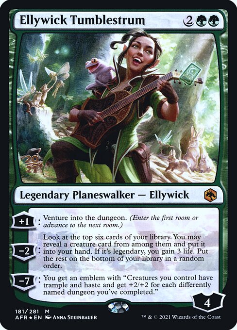 Magic the Gathering Card - Ellywick Tumblestrum - MTG Circle