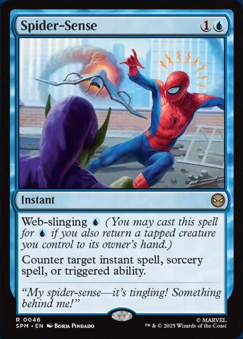 Magic the Gathering Card - Spider-Sense - MTG Circle