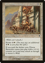 Magic the Gathering Card - Prison Barricade - MTG Circle