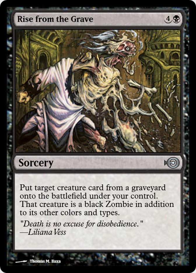 Magic the Gathering Card - Rise from the Grave - MTG Circle