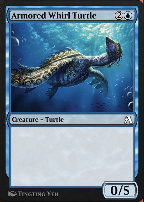 Magic the Gathering Card - Armored Whirl Turtle - MTG Circle