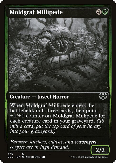 Magic the Gathering Card - Moldgraf Millipede - MTG Circle