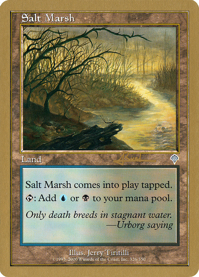 Magic the Gathering Card - Salt Marsh - MTG Circle