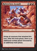 Magic the Gathering Card - Relentless Assault - MTG Circle