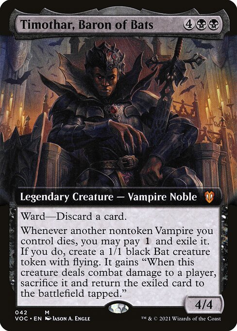 Magic the Gathering Card - Timothar, Baron of Bats - MTG Circle