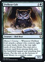 Magic the Gathering Card - Owlbear Cub - MTG Circle