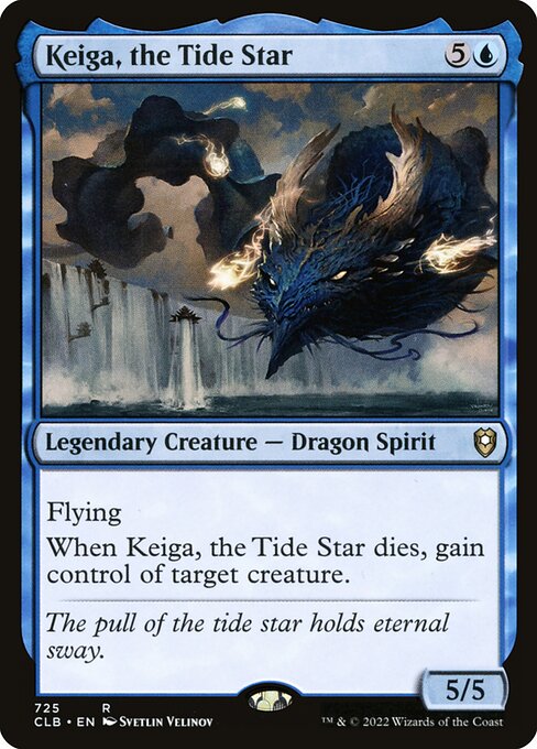 Magic the Gathering Card - Keiga, the Tide Star - MTG Circle