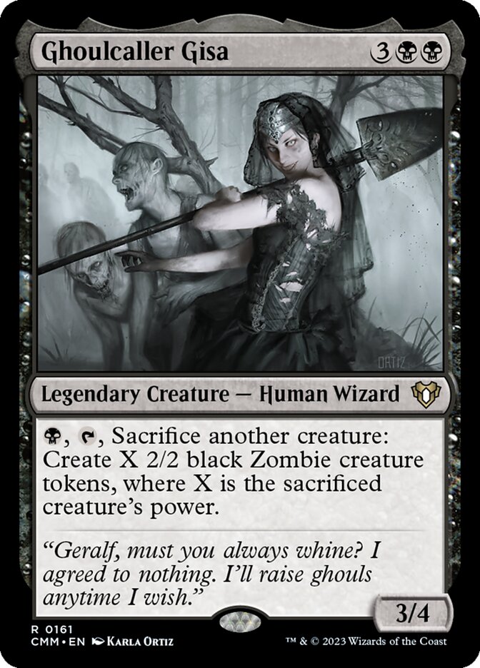 Magic the Gathering Card - Ghoulcaller Gisa - MTG Circle