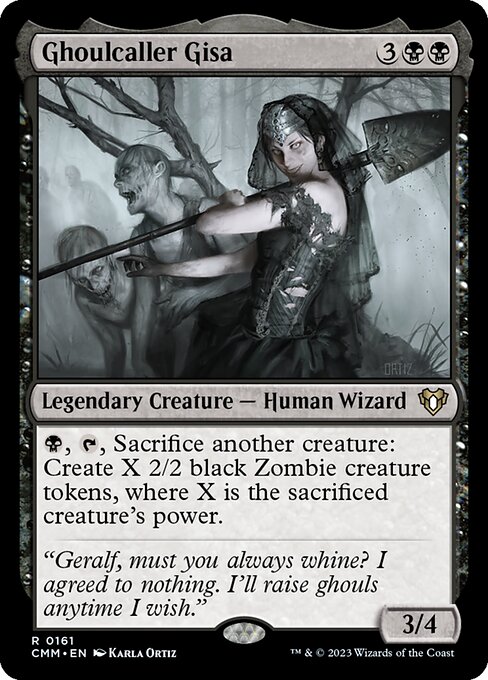 Magic the Gathering Card - Ghoulcaller Gisa - MTG Circle