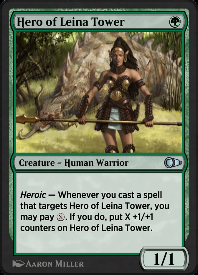 Magic the Gathering Card - Hero of Leina Tower - MTG Circle