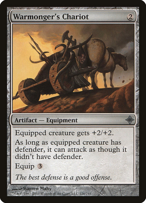 Magic the Gathering Card - Warmonger's Chariot - MTG Circle