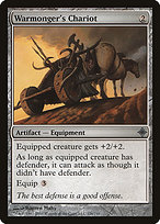 Magic the Gathering Card - Warmonger's Chariot - MTG Circle