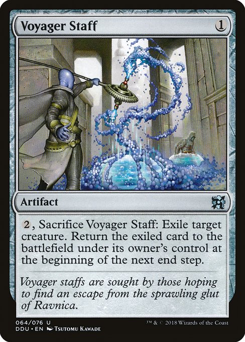Magic the Gathering Card - Voyager Staff - MTG Circle