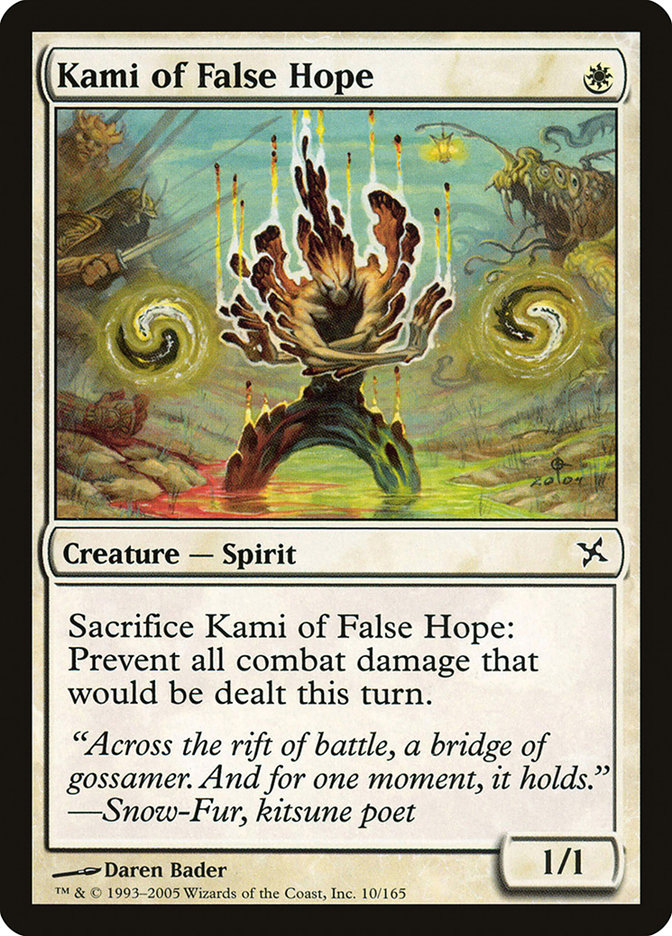 Magic the Gathering Card - Kami of False Hope - MTG Circle