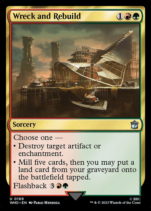 Magic the Gathering Card - Wreck and Rebuild - MTG Circle