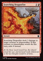 Magic the Gathering Card - Scorching Dragonfire - MTG Circle