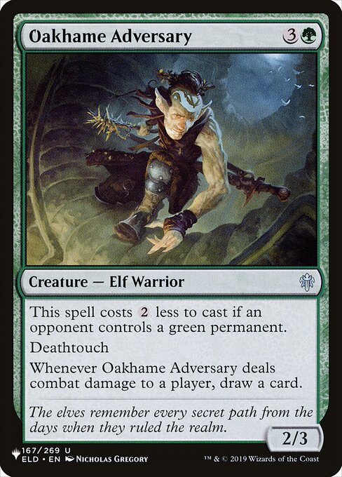 Magic the Gathering Card - Oakhame Adversary - MTG Circle
