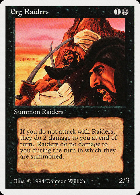 Magic the Gathering Card - Erg Raiders - MTG Circle