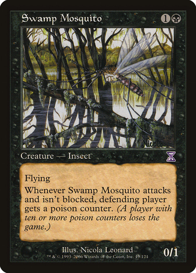 Magic the Gathering Card - Swamp Mosquito - MTG Circle