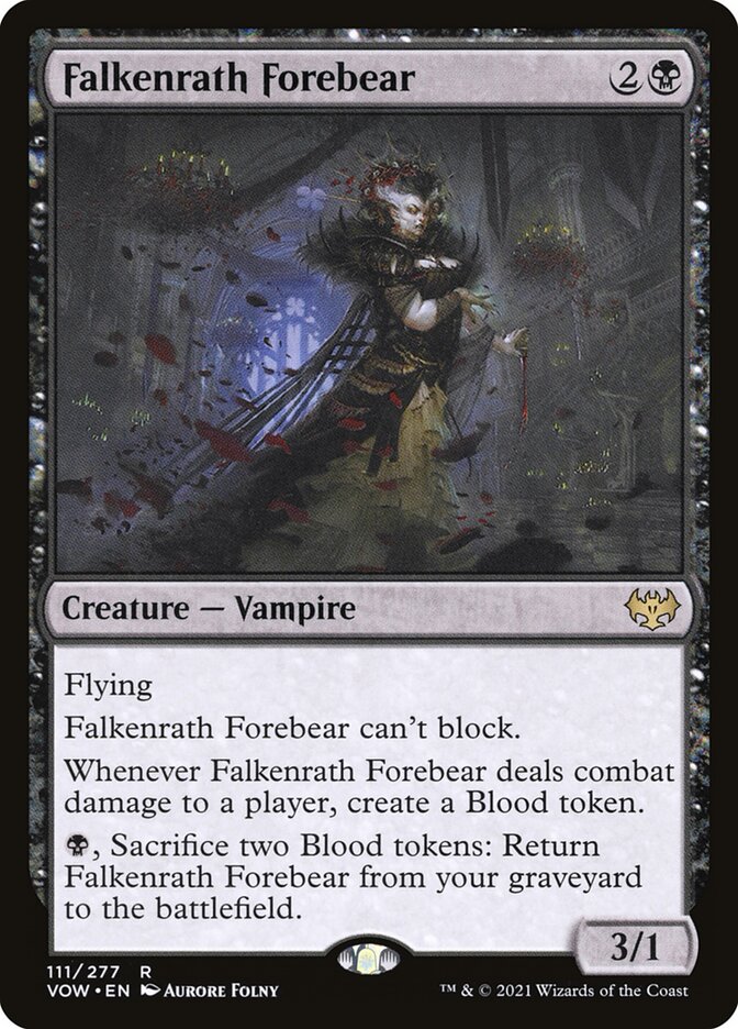 Magic the Gathering Card - Falkenrath Forebear - MTG Circle