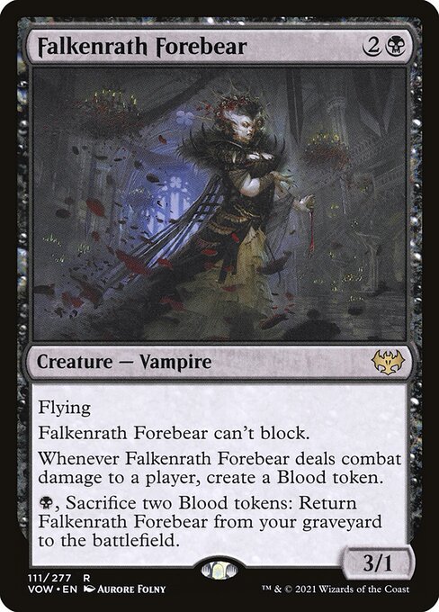 Magic the Gathering Card - Falkenrath Forebear - MTG Circle