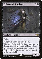 Magic the Gathering Card - Falkenrath Forebear - MTG Circle