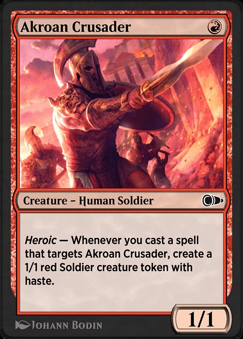 Magic the Gathering Card - Akroan Crusader - MTG Circle