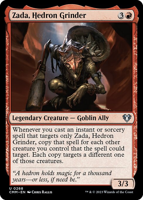Magic the Gathering Card - Zada, Hedron Grinder - MTG Circle