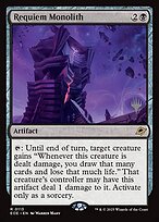 Magic the Gathering Card - Requiem Monolith - MTG Circle
