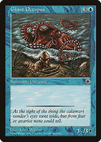 Magic the Gathering Card - Giant Octopus - MTG Circle
