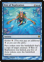 Magic the Gathering Card - Rite of Replication - MTG Circle