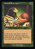 Magic the Gathering Card - Natural Selection - MTG Circle