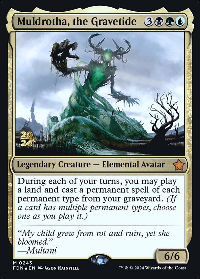 Magic the Gathering Card - Muldrotha, the Gravetide - MTG Circle