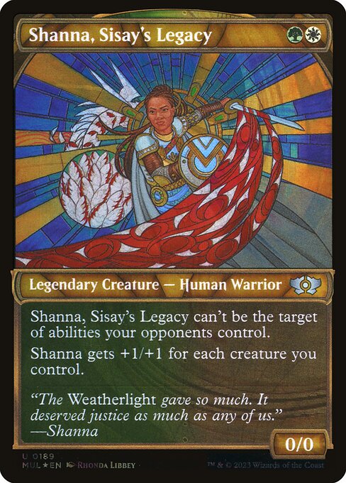Magic the Gathering Card - Shanna, Sisay's Legacy - MTG Circle